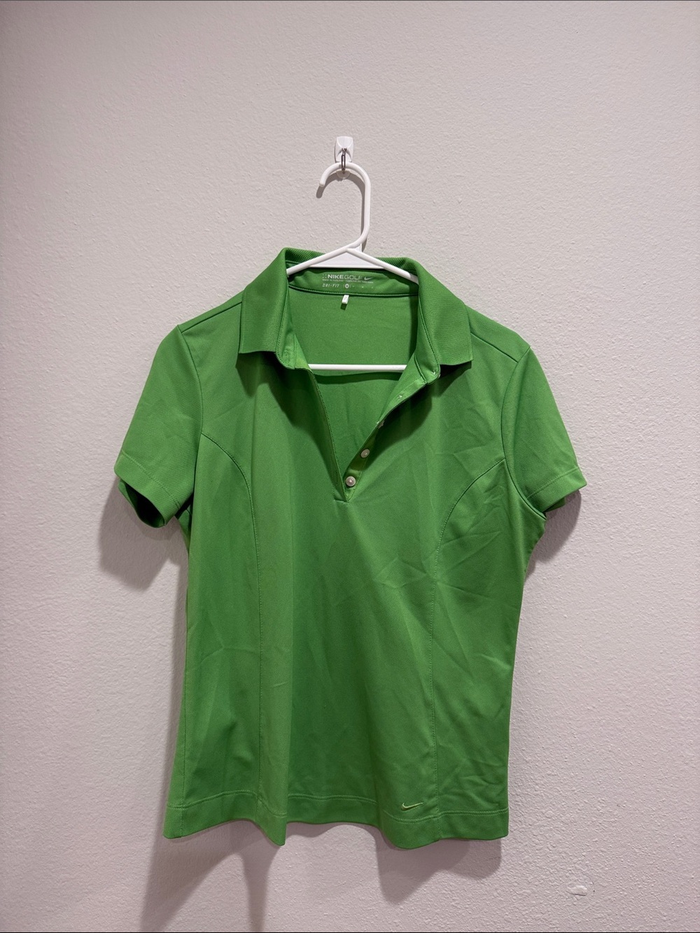 Nike Green Short-Sleeve Polo Shirt